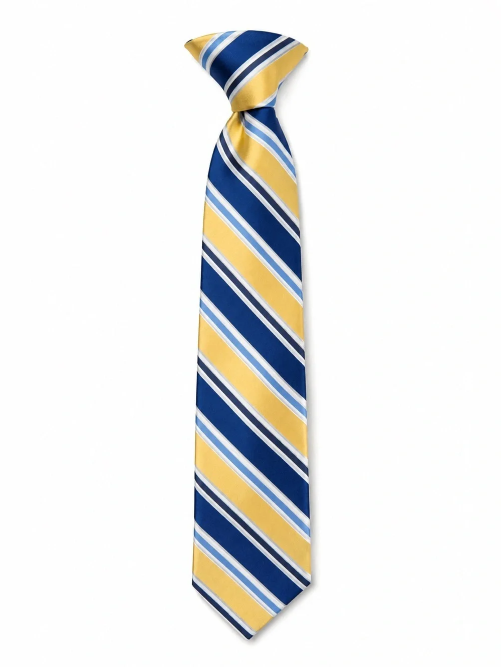 Kohl's Yellow and Blue Striped Kids Tie